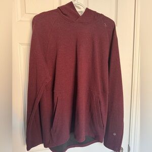 Lululemon Burgundy At Ease Hoodie